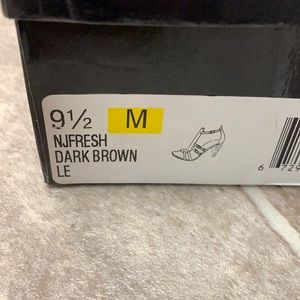 Brown gladiator style heels